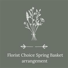 Florist Choice Spring Basket Arrangement