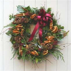 Winter Door Wreath
