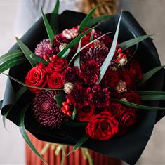 The Ruby Passion Bouquet